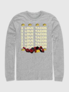 Deadpool I Love Tacos Graphic Long Sleeve Tee sold by GAP