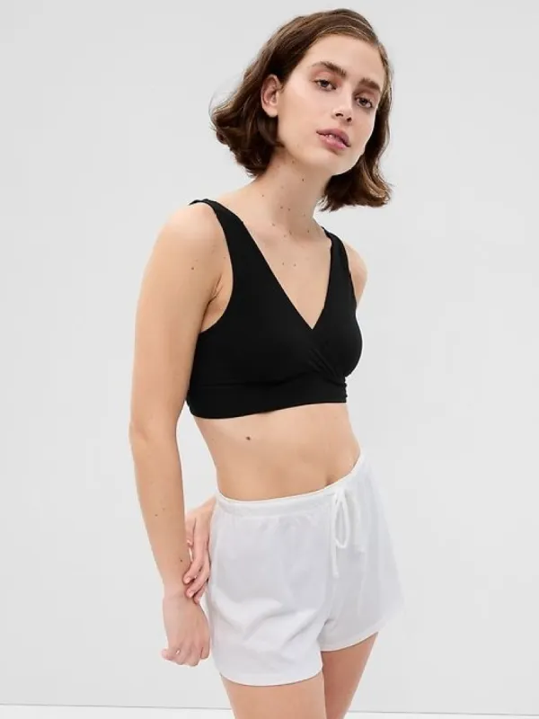 Maternity Cotton Nursing Lounge Bralette sold by GAP