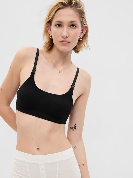 Maternity Seamless Scoop Nursing Bra sold by GAP