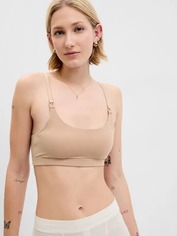 Maternity Seamless Scoop Nursing Bra sold by GAP