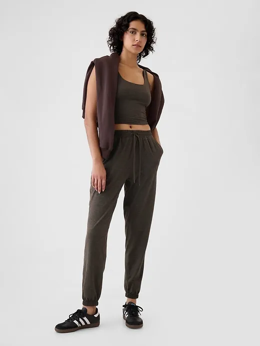 GapFit Lightweight Brushed Jersey Joggers sold by GAP