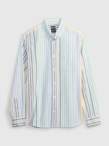 Classic Oxford Shirt in Standard Fit with In-Conversion Cotton sold by GAP