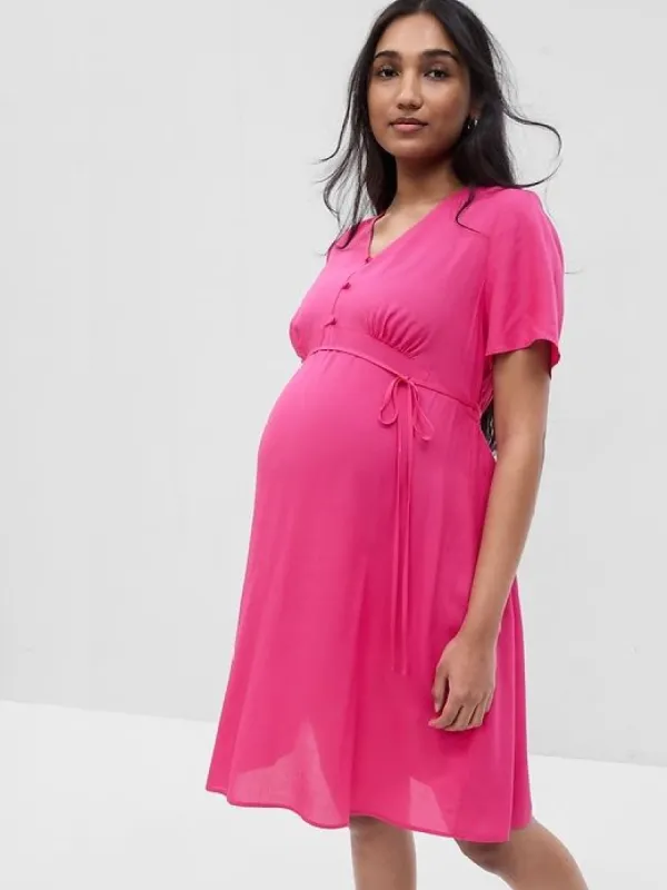 Maternity Tie-Waist Dress sold by GAP