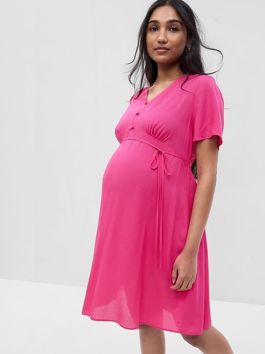 Maternity Tie-Waist Dress sold by GAP