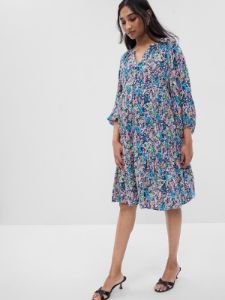 Maternity Balloon Sleeve Tiered Dress sold by GAP