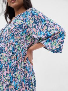 Maternity Balloon Sleeve Tiered Dress sold by GAP