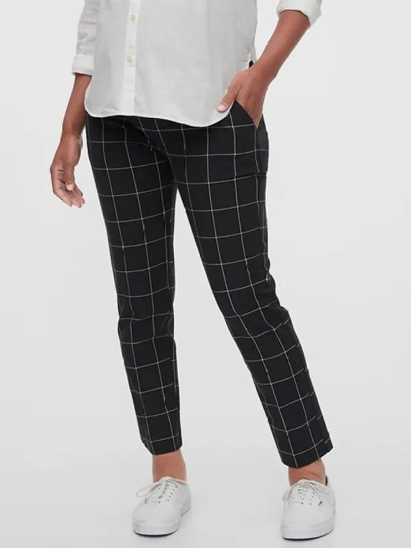 Maternity True Waistband Full Panel Slim Ankle Pants sold by GAP