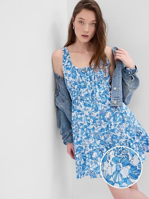 Ruffle Hem Mini Dress sold by GAP