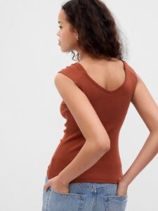 Modern Ruched Tank Top sold by GAP
