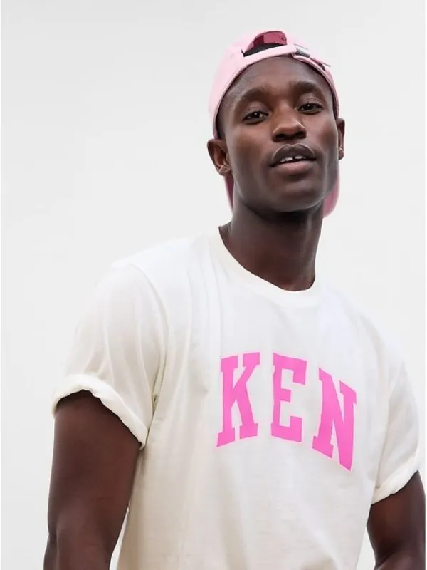 Gap × Barbie™ Adult Arch Logo T-Shirt sold by GAP