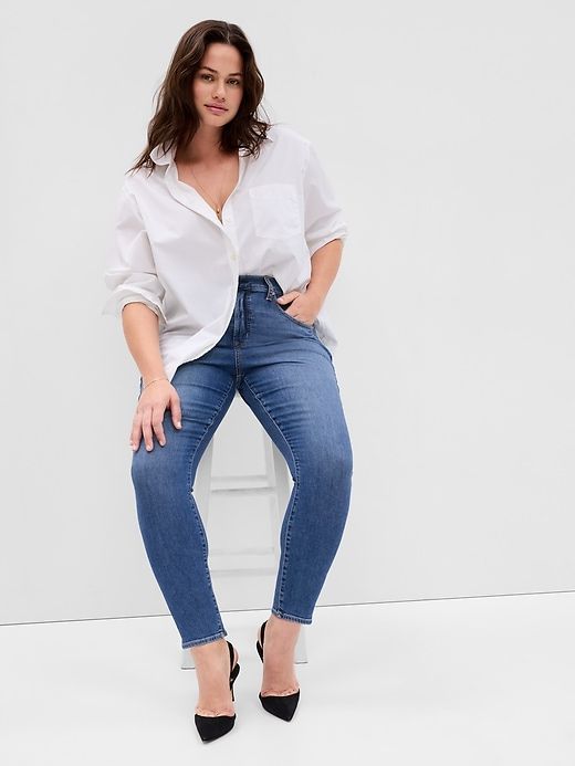 High Rise True Skinny Jeans sold by GAP product image thumbnail 4