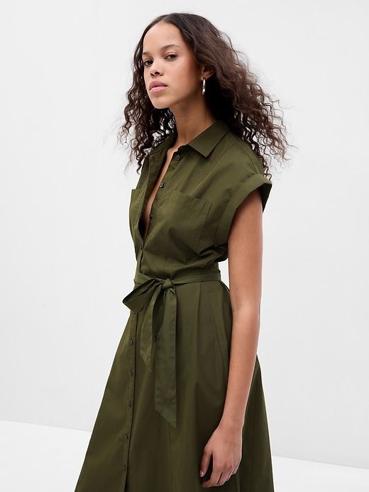 Utility Midi Dress sold by GAP product image thumbnail 4