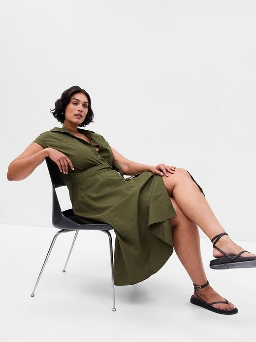 Utility Midi Dress sold by GAP product image thumbnail 5