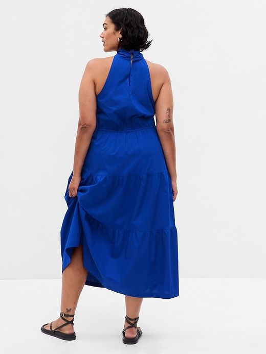 Halter Tiered Maxi Dress sold by GAP product image thumbnail 5