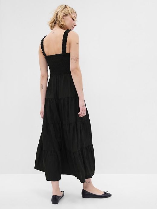 Smocked Tiered Maxi Dress sold by GAP product image thumbnail 3
