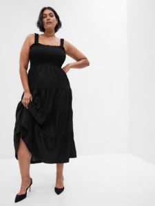 Smocked Tiered Maxi Dress sold by GAP