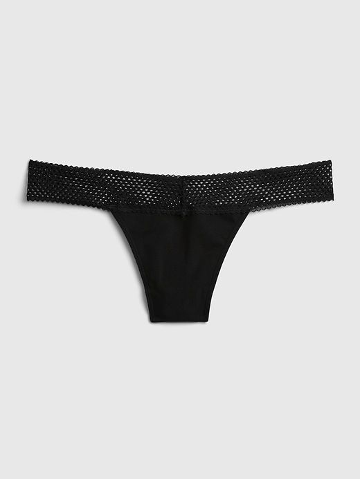 Stretch Cotton Lace Thong sold by GAP