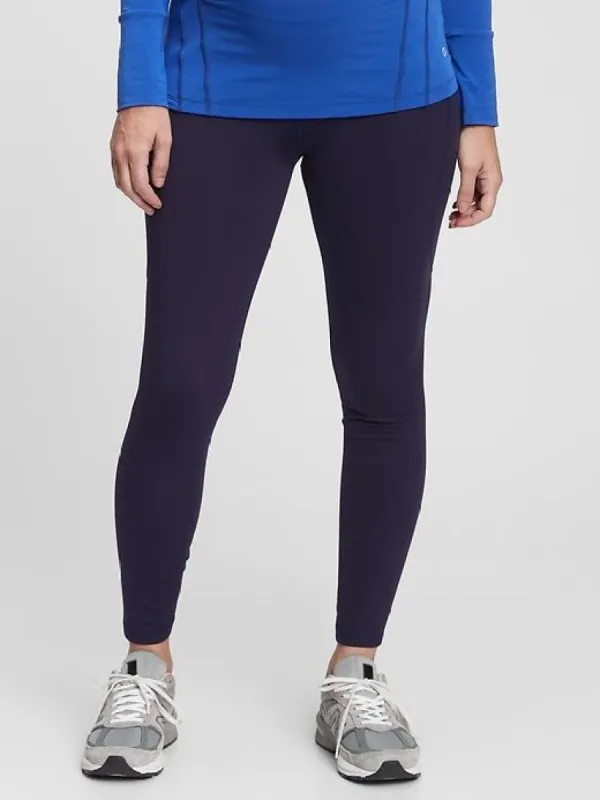 Maternity Recycled Under Belly 7/8 Power Leggings sold by GAP