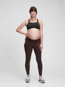 Maternity Recycled Under Belly 7/8 Power Leggings sold by GAP