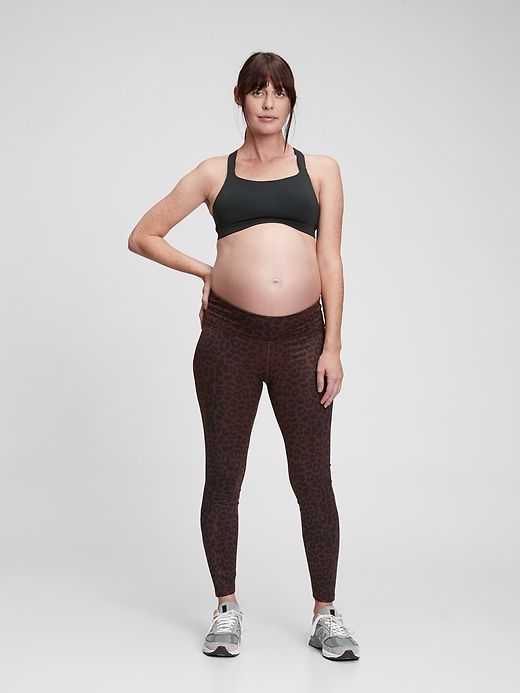 Maternity Recycled Under Belly 7/8 Power Leggings sold by GAP product image thumbnail 4