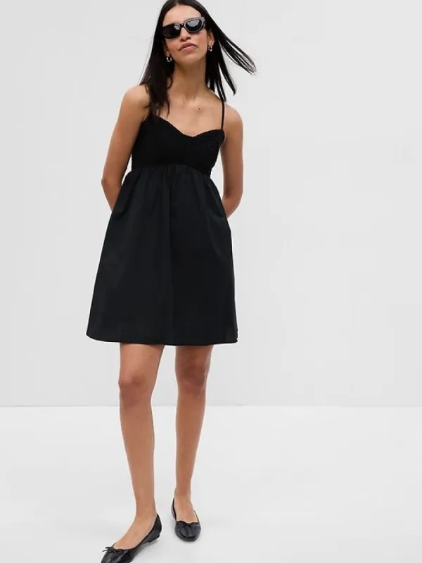 Eyelet Empire Waist Mini Dress sold by GAP