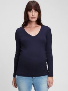 Maternity Modern V-Neck T-Shirt sold by GAP