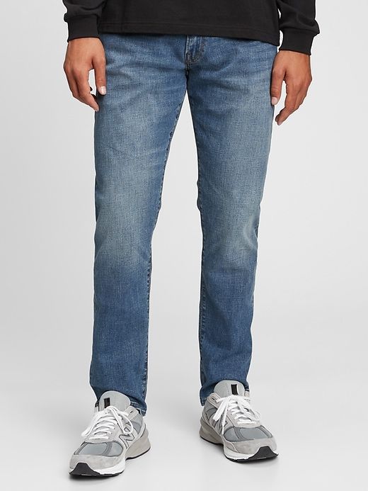 Athletic Taper Jeans in GapFlex sold by GAP