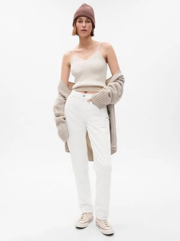 Mid Rise Girlfriend Jeans sold by GAP