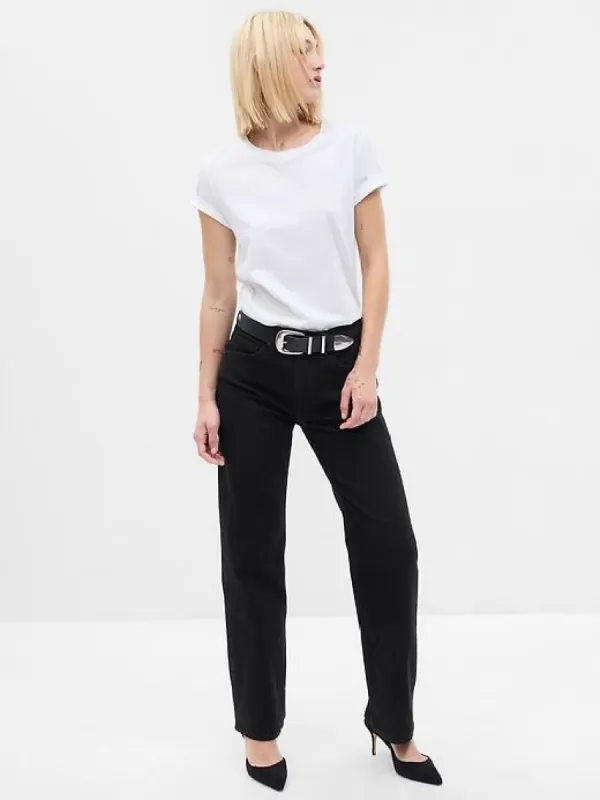 High Rise Cotton '90s Loose Jeans sold by GAP