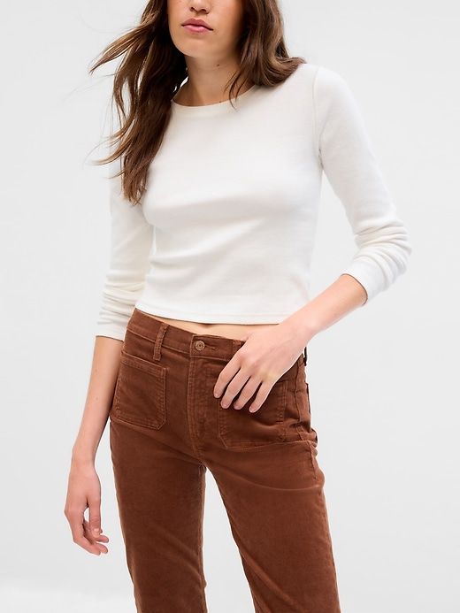 High Rise Corduroy '70s Flare Pants sold by GAP product image thumbnail 3