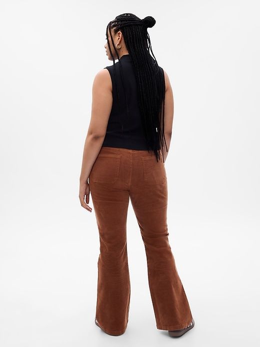 High Rise Corduroy '70s Flare Pants sold by GAP product image thumbnail 5