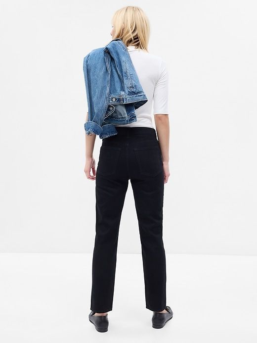 High Rise Cheeky Straight Jeans sold by GAP product image thumbnail 2