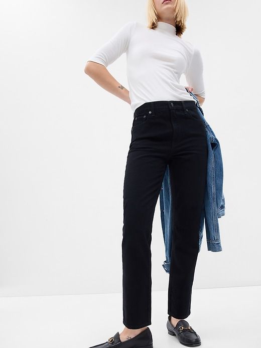 High Rise Cheeky Straight Jeans sold by GAP product image thumbnail 3