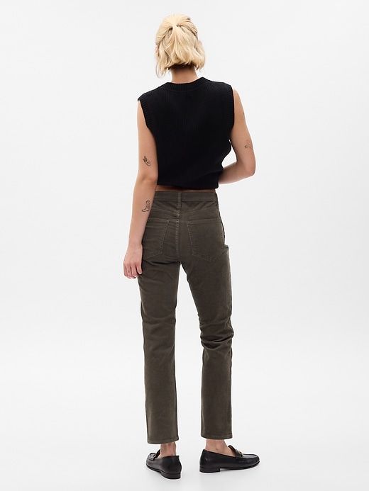 High Rise Corduroy Vintage Slim Pants sold by GAP product image thumbnail 2