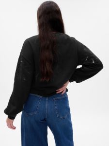 Vintage Soft Eyelet Sleeve Sweatshirt sold by GAP