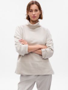 24/7 Split-Hem Vintage Soft Turtleneck Pullover sold by GAP