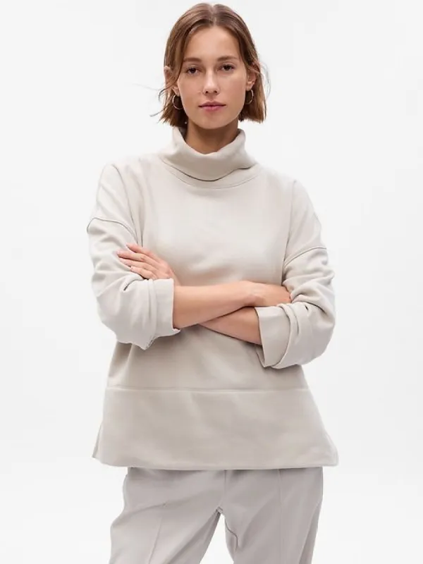24/7 Split-Hem Vintage Soft Turtleneck Pullover sold by GAP
