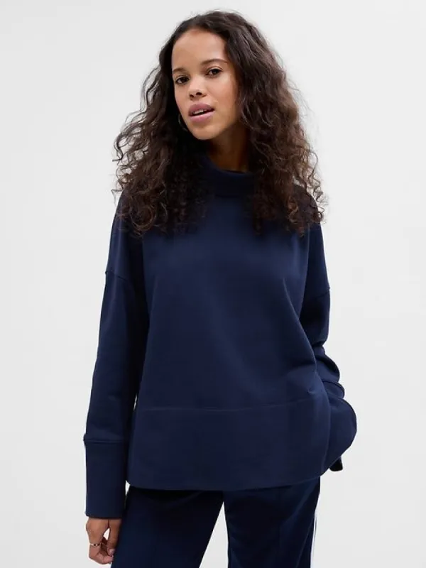 24/7 Split-Hem Vintage Soft Turtleneck Pullover sold by GAP