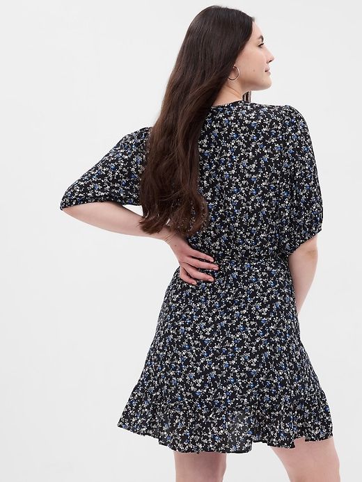Floral Mini Wrap Dress sold by GAP product image thumbnail 5