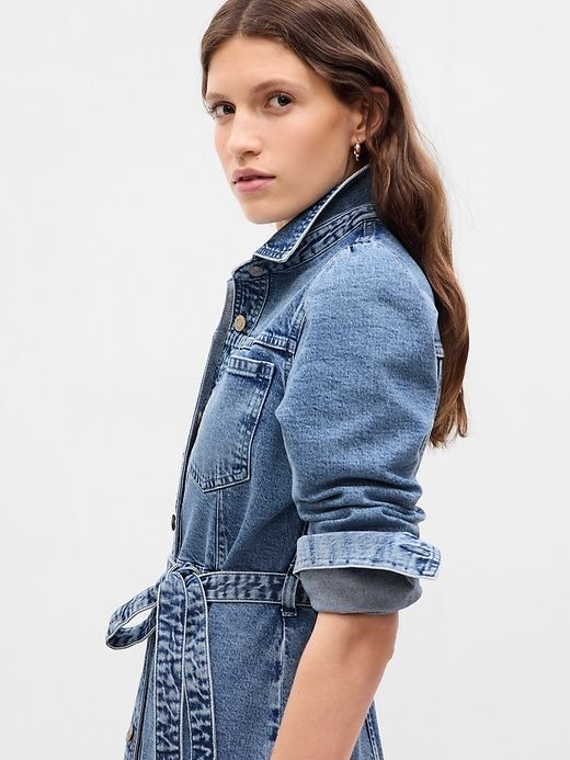 Denim Mini Dress sold by GAP product image thumbnail 3