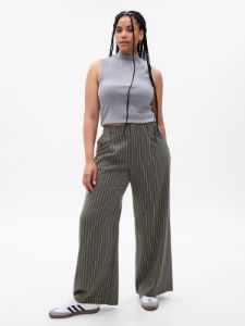 High Rise Pleated Wide-Leg Trousers sold by GAP