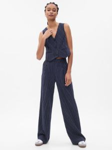 High Rise Pleated Wide-Leg Trousers sold by GAP