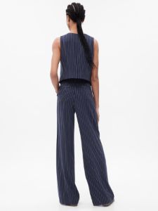 High Rise Pleated Wide-Leg Trousers sold by GAP