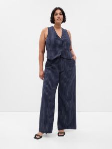 High Rise Pleated Wide-Leg Trousers sold by GAP