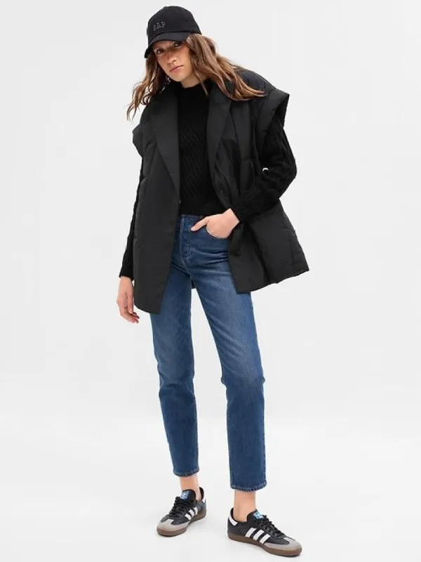 Duvet Wrap Puffer Vest sold by GAP