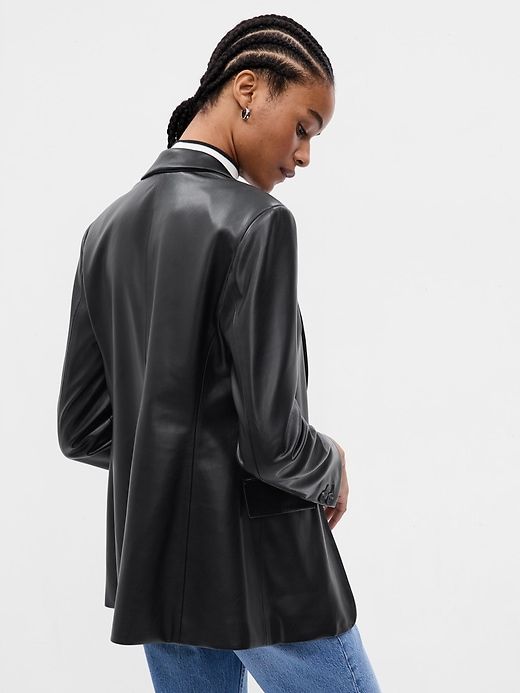 Vegan Leather Blazer sold by GAP product image thumbnail 2