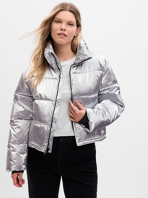Big Puff Cropped Jacket sold by GAP product image thumbnail 4