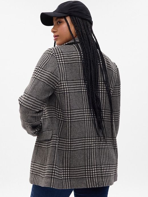 Plaid Wool Blazer sold by GAP product image thumbnail 5
