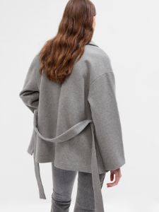 Wool Short Wrap Coat sold by GAP