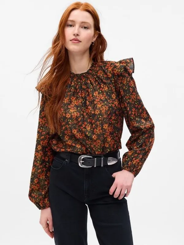 Ruffle Shirt sold by GAP